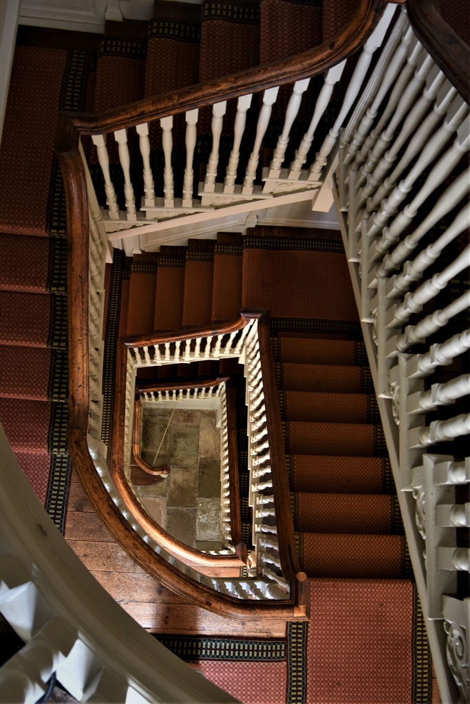 Buckland Abbey, stairwell