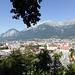 Aussicht vom Berg Isel auf Innsbruck