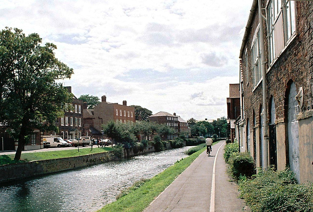The River Welland in Spalding, Lincolnshire