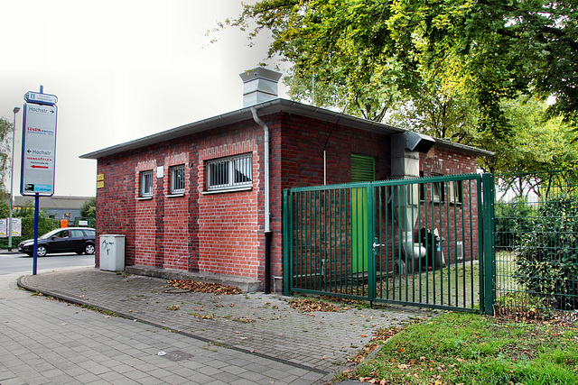 Letztes erhaltenes Gebäude der ehem. Zeche Wilhelmine Mevissen 1/2 (Duisburg-Bergheim) / 22.09.2017
