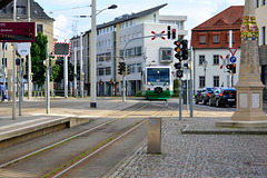 Zwickau 2015 – Vogtlandbahn VL1 arriving in Zwickau