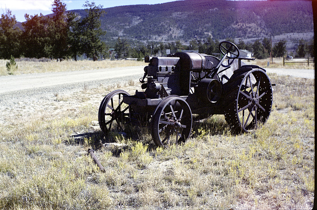 Tractor, near Fairplay Colorado
