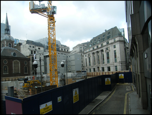 Cannon Street destruction site