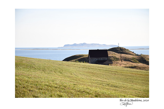 Vue vers l'île d'Entrée