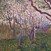 Detail of The Flowering Orchard by Van Gogh in the Metropolitan Museum of Art, January 2010