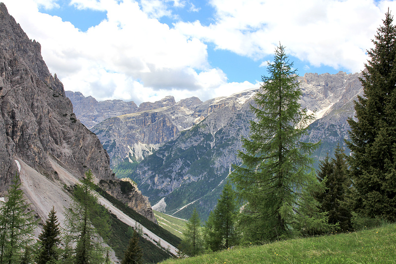 Blick hinab ins Innerfeldtalal