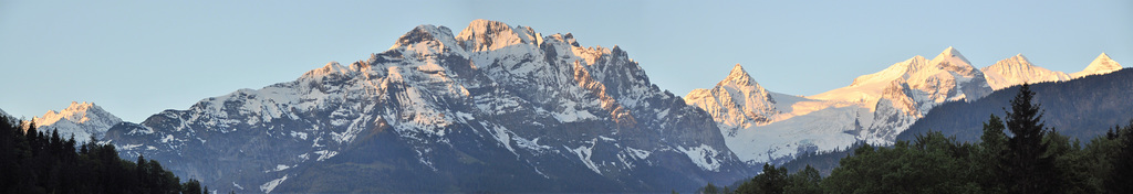 Panoramic view from the Hasliberg