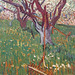 Detail of The Flowering Orchard by Van Gogh in the Metropolitan Museum of Art, January 2010