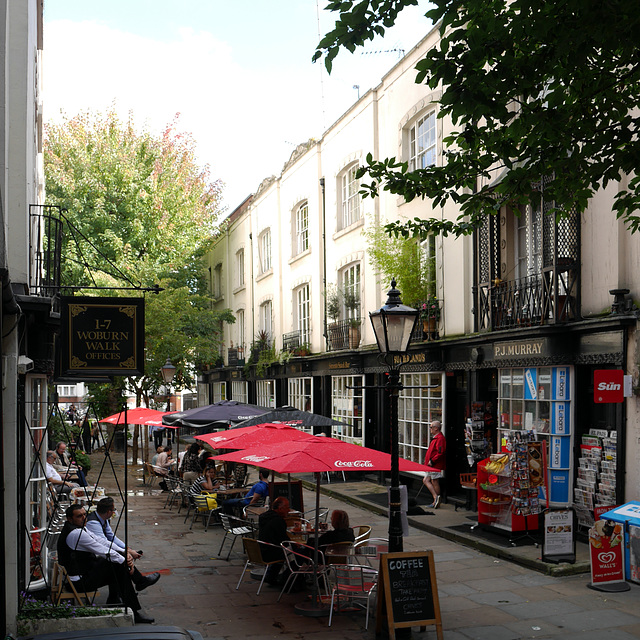 London - Woburn Walk, Holborn, from W 2014-10-01