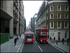 old routemaster in Cannon Street