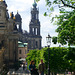 247 Blick auf die Dresdner Hofkirche - Kathedrale