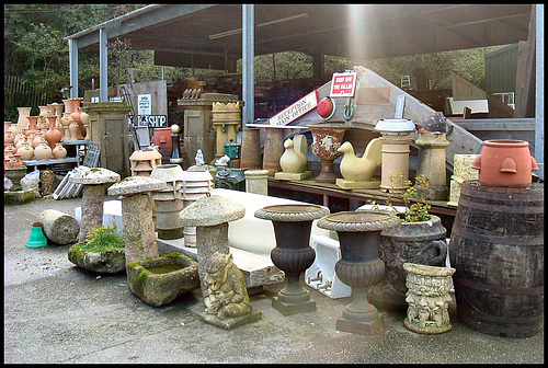 abandoned pots