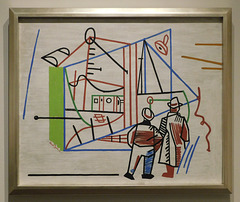 Men and Machine by Stuart Davis in the Metropolitan Museum of Art, January 2019