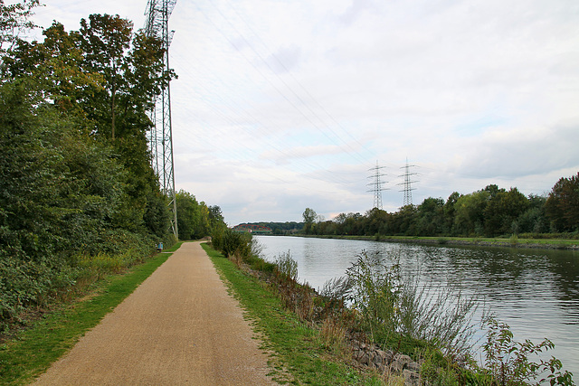 Weg am Rhein-Herne-Kanal (Wanne-Eickel) / 5.10.2019