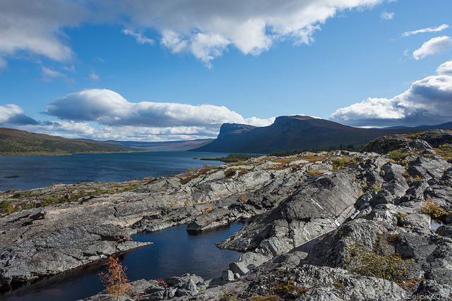 in Richtung Stora Sjöfallet (© Buelipix)