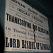 Victorian Poster on Back of the Organ, Reepham Church, Lincolnshire