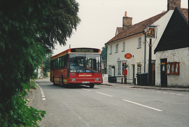 Eastern Counties K737 JAH in Barton Mills - 9 Jul 1995 Eastern Counties K737 JAH in Barton Mills - 9 Jul 1995