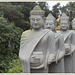 At Buddha statue on Bokor Hill