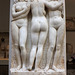Marble Relief of the Three Graces in the Metropolitan Museum of Art, September 2014