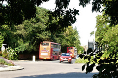 Konectbus/Chambers buses in Bury St. Edmunds - 24 Jun 2021 (P1080774)