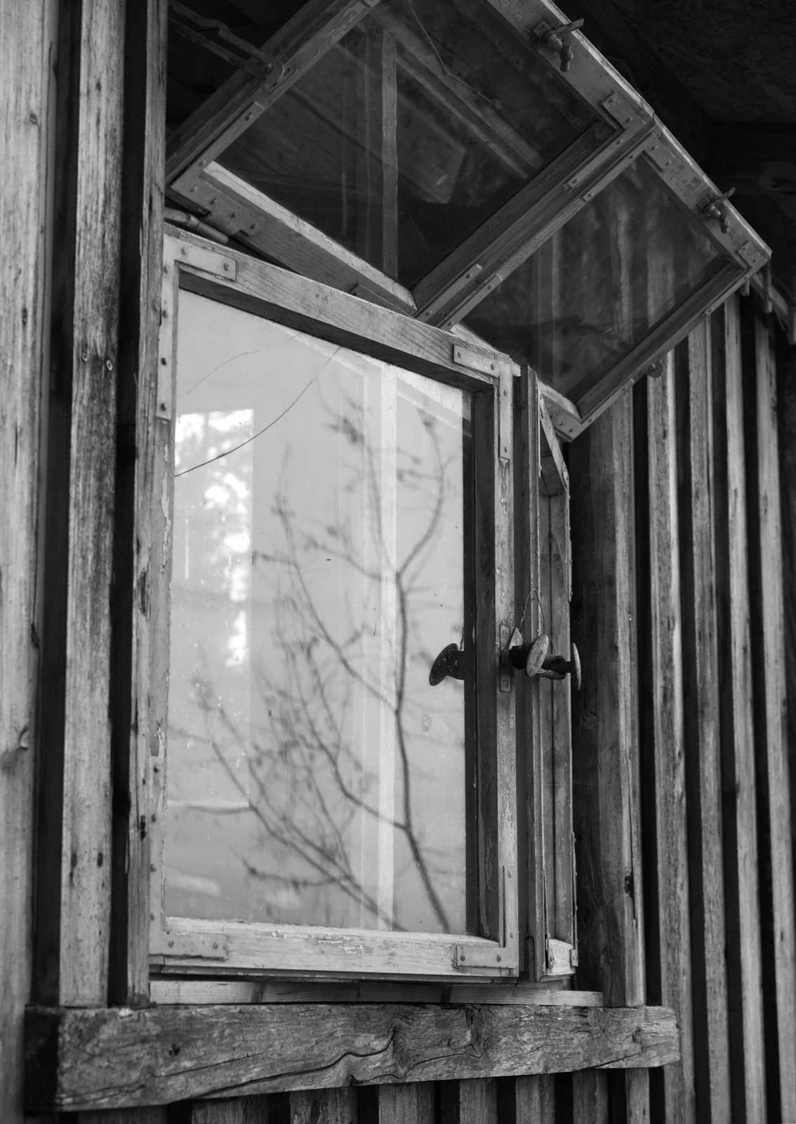 Fenster im Bienenhaus