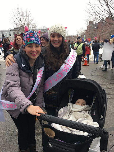 Hazel's First March & Rally!