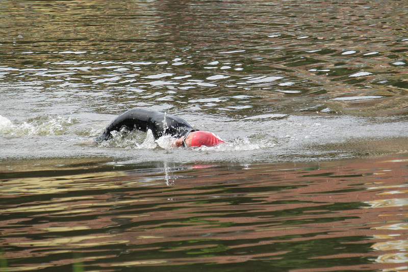 Schwimmer am Regentalfest