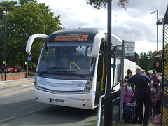 DSCF1419 National Express Ltd FJ57 KHR on hire to Jim Hughes Coaches - 29 Aug 2015