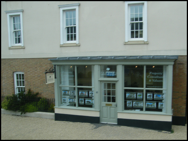 Poundbury estate agent shop