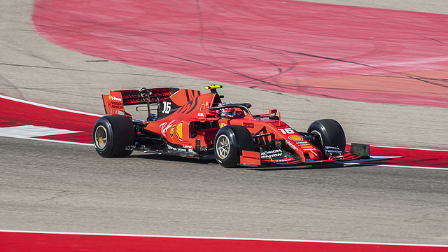 Charles Leclerc at the United States Grand Prix