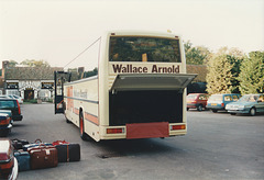 Wallace Arnold L957 NWW at the Smoke House Inn, Beck Row – 29 Sep 1995 (289-03)