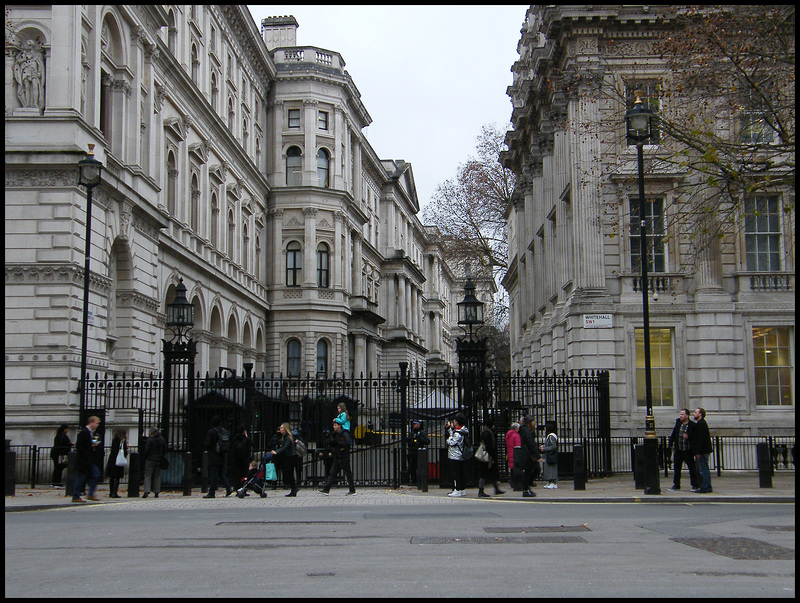 gates of Downing Street