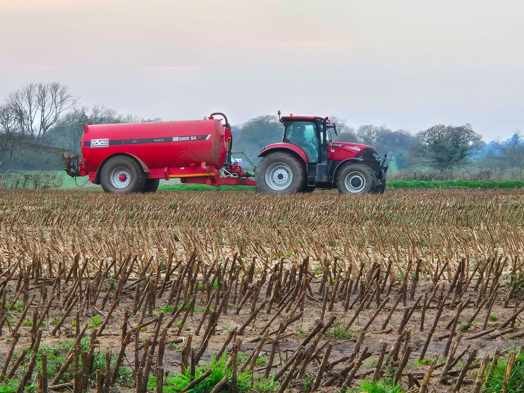 Slurry spreading