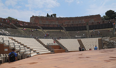 View of the audience from the stage