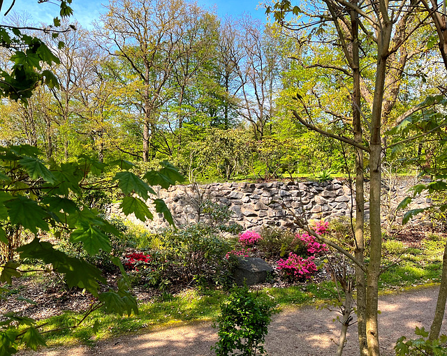 Mauer am Golfplatz