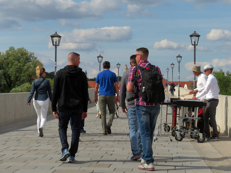 Auf der Steinernen Brücke