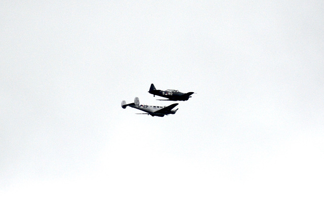 1943 AT-16 ‘Harvard’ B-182 & 1952 Beechcraft D18S G-29