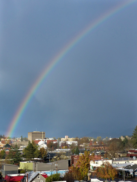 Sudden rainbow