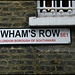 Newham's Row street sign
