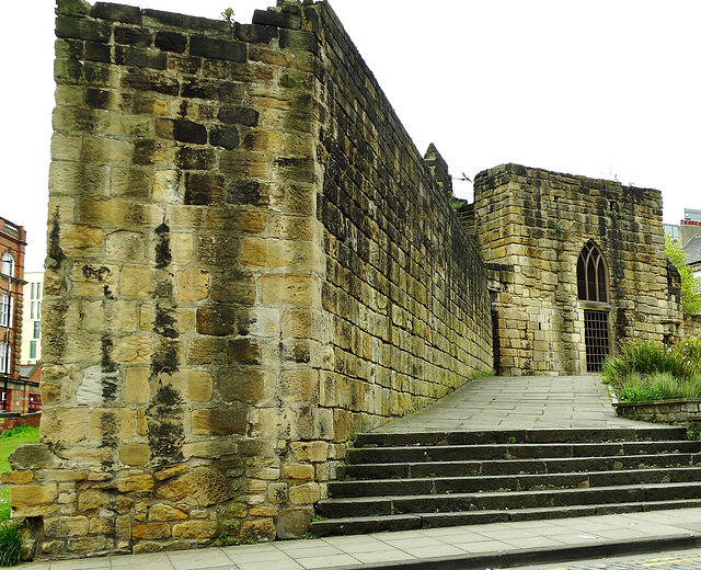 The Old City Wall, Newcastle. 13th Century