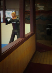 Threatening man