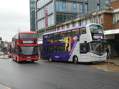 First Eastern Counties Buses in Norwich - 9 Feb 2024 (P1170402)