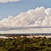 Clouds gather looking westward over Alvor (Scan from 2002)