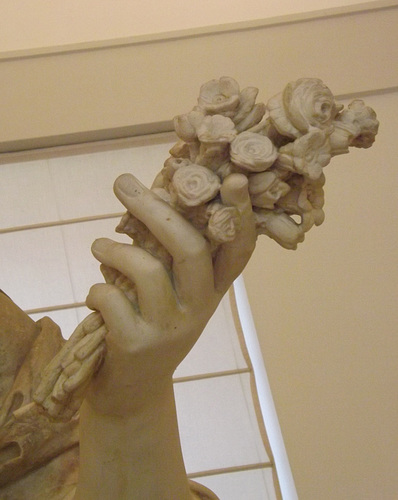 Detail of the So-called Flora Major in the Naples Archaeological Museum, July 2012