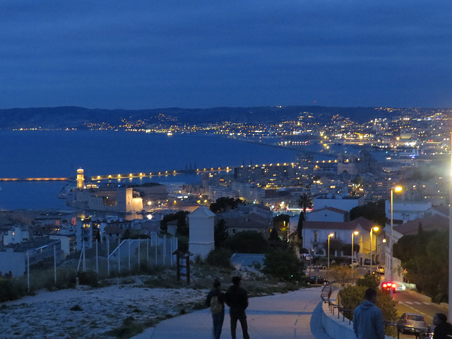 Marseille depuis Notre Dame de la Garde, 1