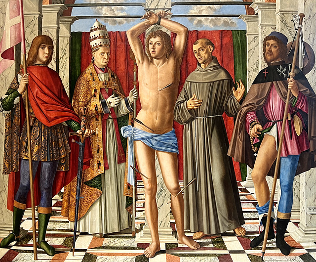 Venice 2022 – Gallerie dell’Accademia – Saint Sebastian with Saints Liberalis, Gregory, Francis and Roch