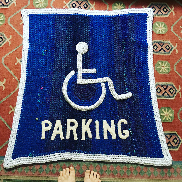 Parking blanket in progress