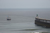 Sailing Ship Approaching Whitby Harbour