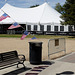 Main Eroica California tent in Central Park, Paso Robles where meal was served and presentations made.nd where