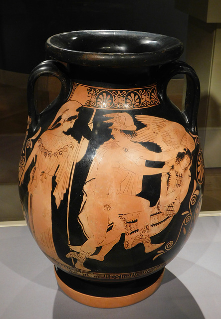 Terracotta Pelike Attributed to Polygnotos in the Metropolitan Museum of Art, March 2018